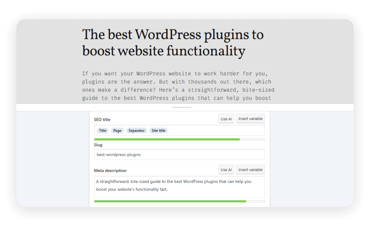 Yoast SEO – Get found online