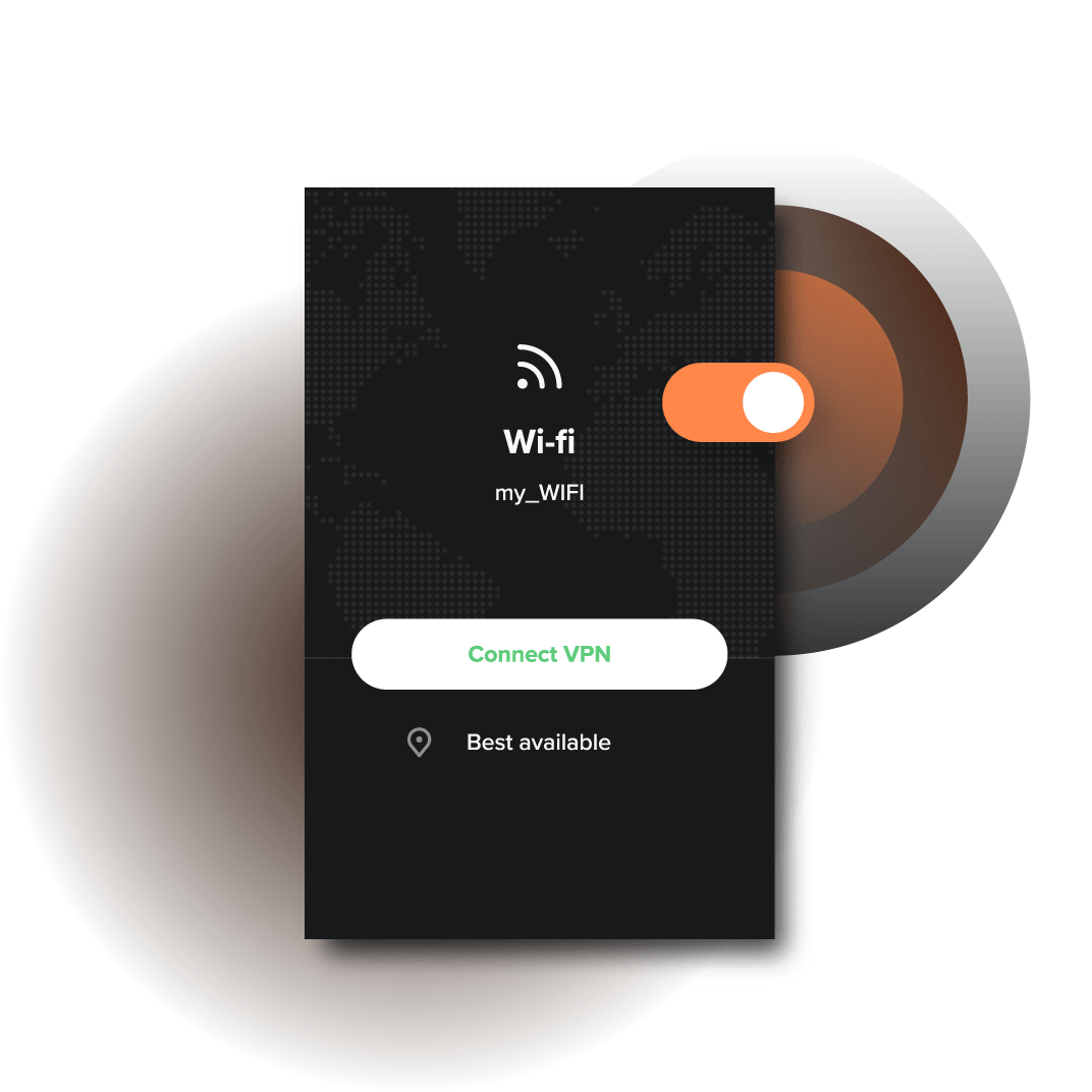 หน้าจอแอป VPN บน Mac พร้อมเครือข่าย Wi-Fi และปุ่ม Connect VPN แบบคลิกเดียว — เชื่อมต่ออย่างรวดเร็วและปลอดภัยสำหรับการสตรีมและท่องเว็บ