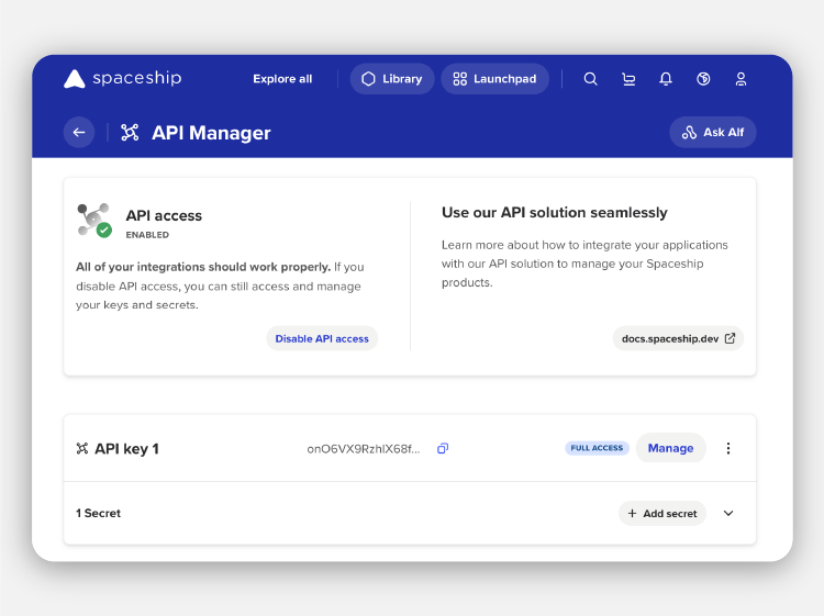API management