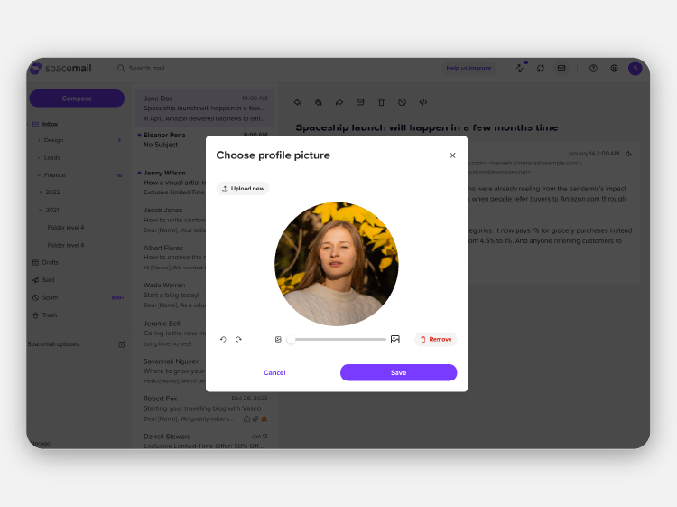 Make your mark with a profile picture