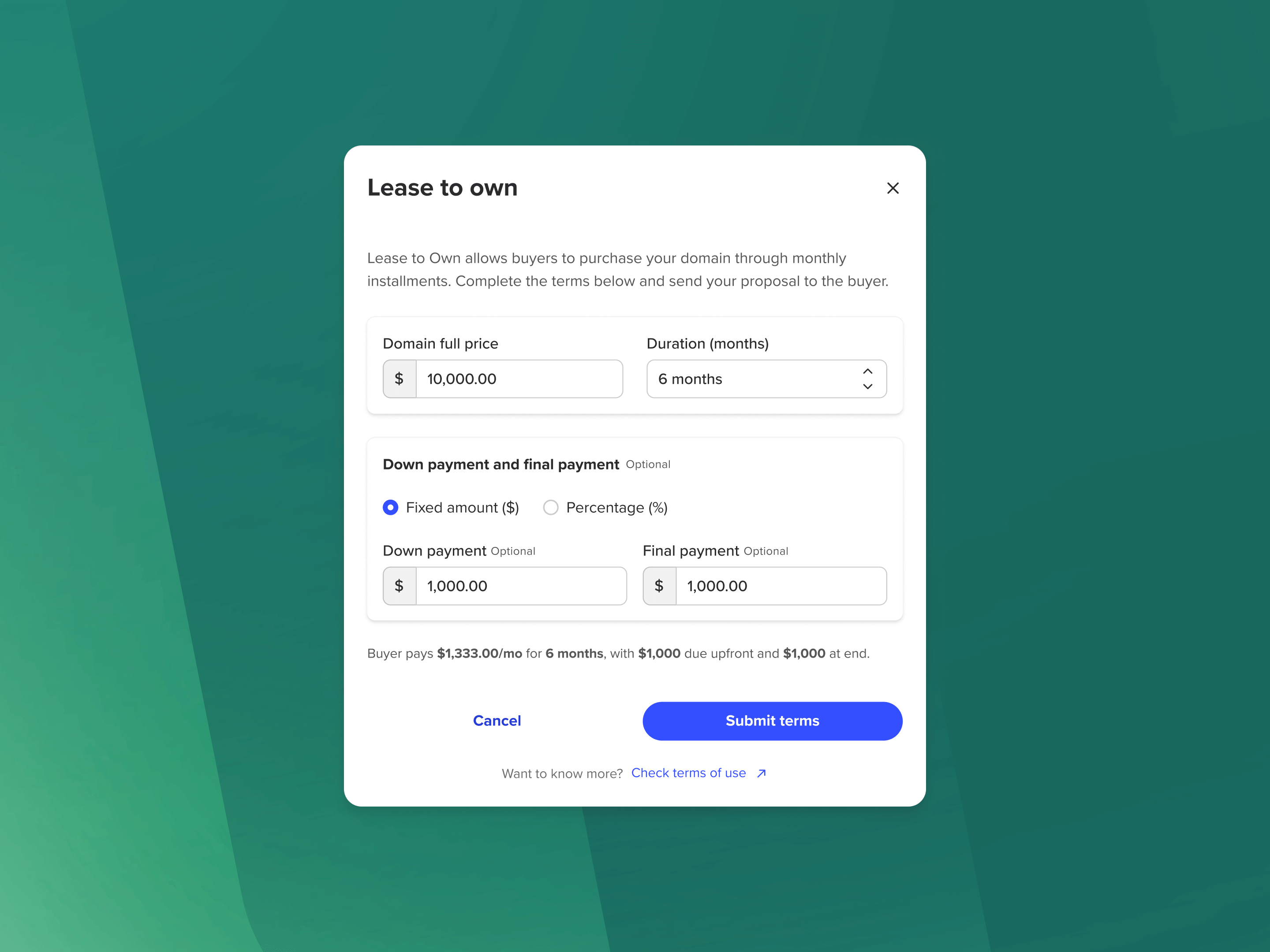 Illustration zu Lease-to-own-Domains