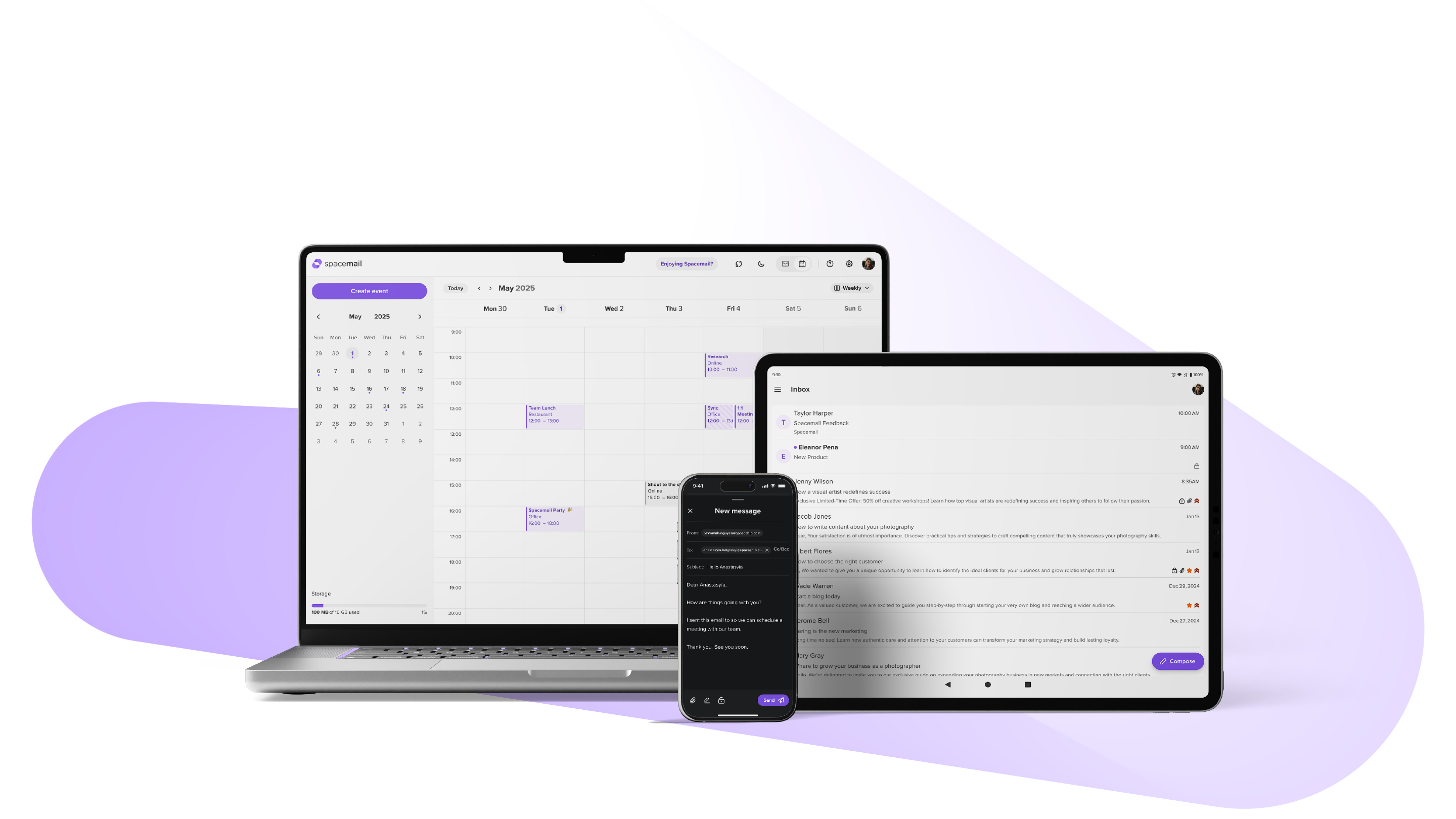 Spacemail - secure business email | Create business email address for your  domain